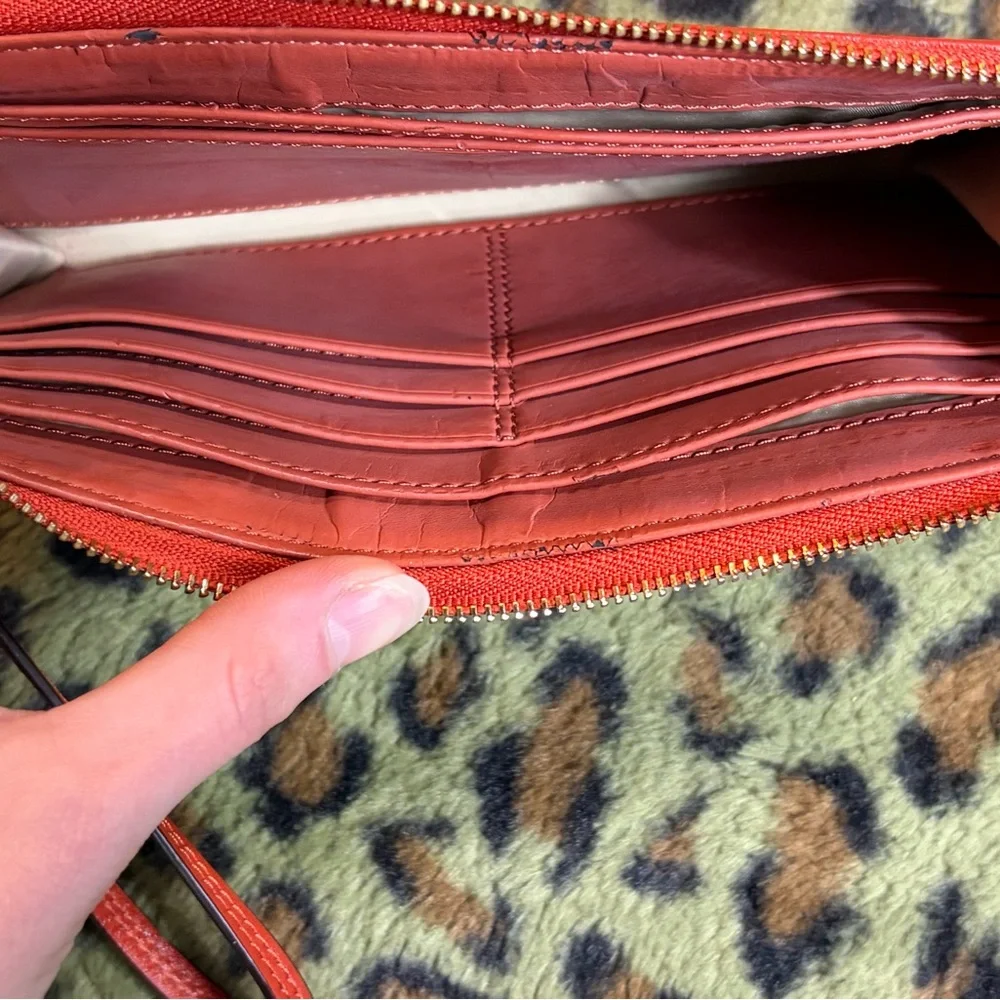 Coach Ashley Hippie Crossbody Leather Shoulder Bag and Wallet Set
